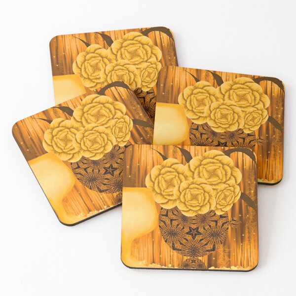 Item preview, Golden Floral Arrangement designed and sold by Stacey's unpromised.