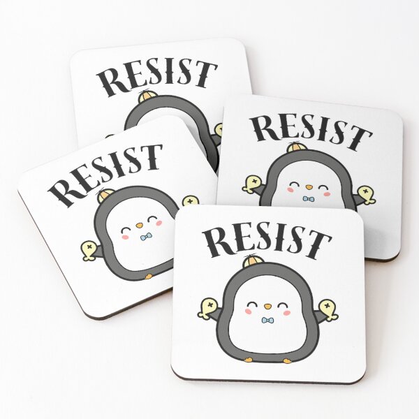 Item preview, Resist Cute Penguin designed and sold by Amyay.