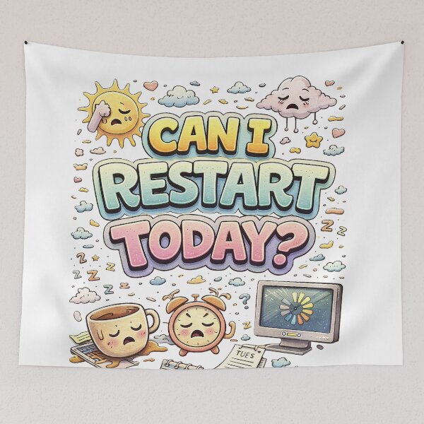 Item preview, Can I Restart Today? designed and sold by twenett.