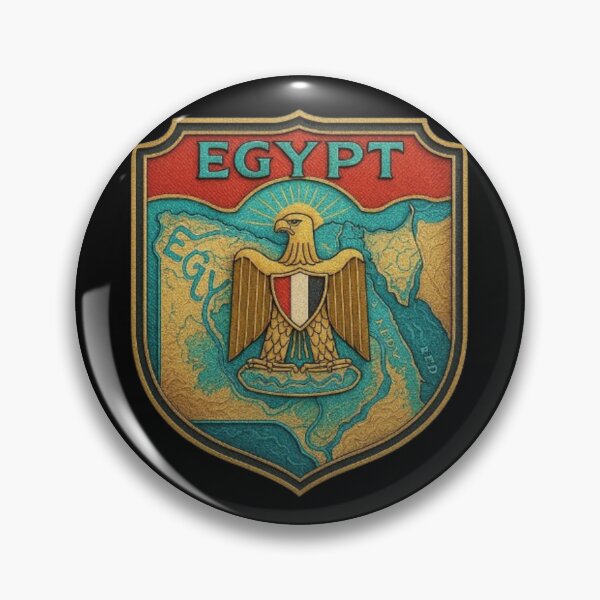 Item preview, Flag of Egypt – Egyptian Flag, Eagle of Saladin, Red White Black National Symbol designed and sold by Typologystudios.