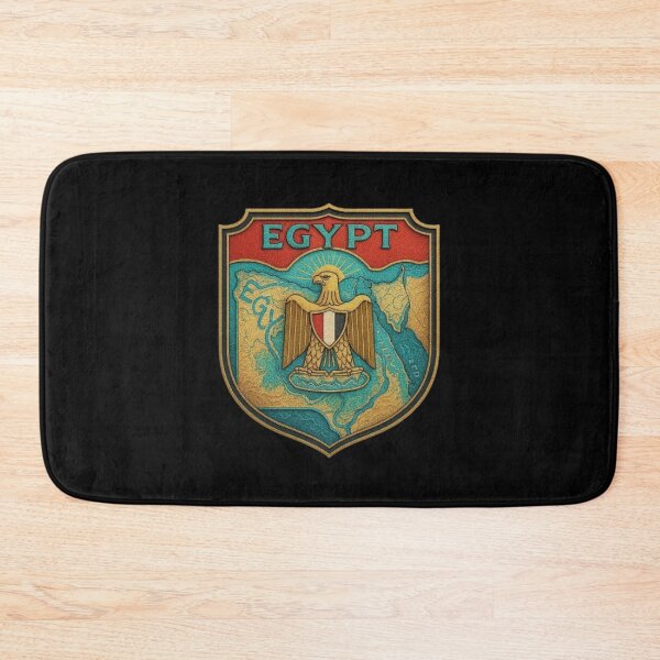 Item preview, Flag of Egypt – Egyptian Flag, Eagle of Saladin, Red White Black National Symbol designed and sold by Typologystudios.