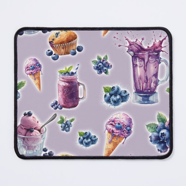 Item preview, Blueberries Sticker Set 4 designed and sold by Poplartree.