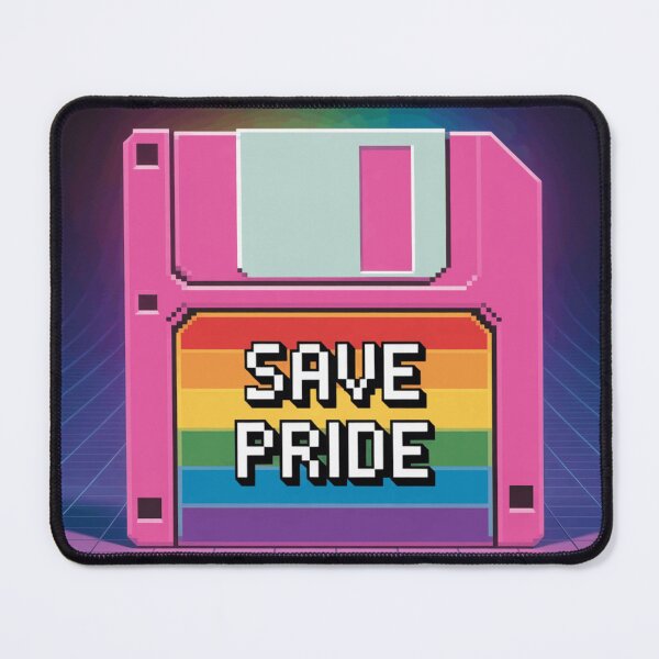 Item preview, Save Pride Retro 90s Floppy Disk Rainbow Tech Humor designed and sold by Retro Mood Co.