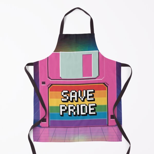 Item preview, Save Pride Retro 90s Floppy Disk Rainbow Tech Humor designed and sold by Retro Mood Co.