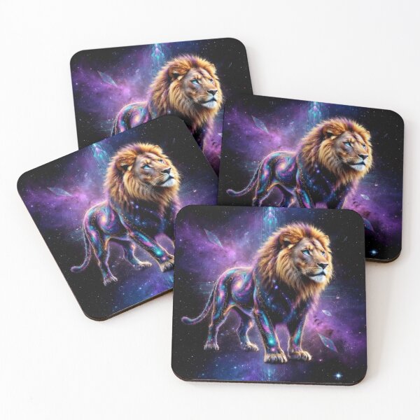 Item preview, Cosmic Neon Lion Galaxy Spirit designed and sold by TommySpark.