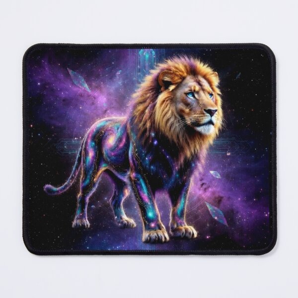 Item preview, Cosmic Neon Lion Galaxy Spirit designed and sold by TommySpark.