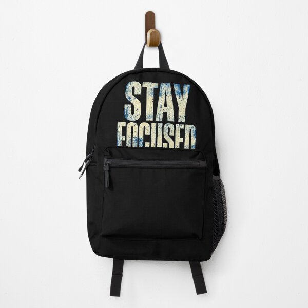 Item preview, Stay Focused Vintage Typography T-Shirt | Minimalist Motivational Streetwear designed and sold by No Excuses .