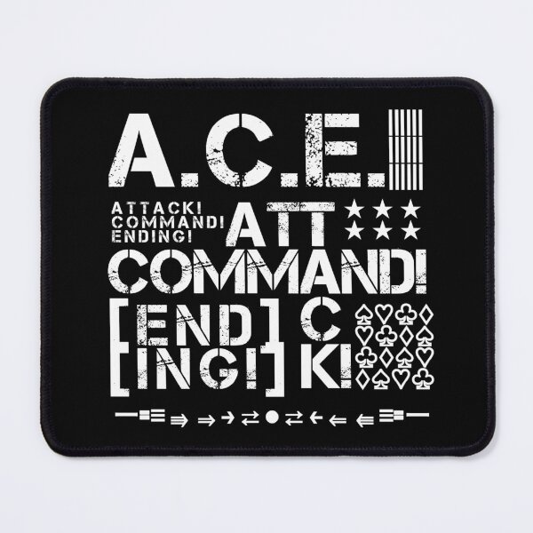 Item preview, B&W Motivational A.C.E. ATTACK! COMMAND! ENDING! designed and sold by Giulivo Store Graphic.