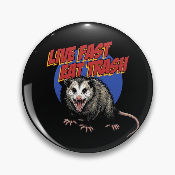 Item preview, Opossum Live Fast Eat Trash designed and sold by Luan Huynh.