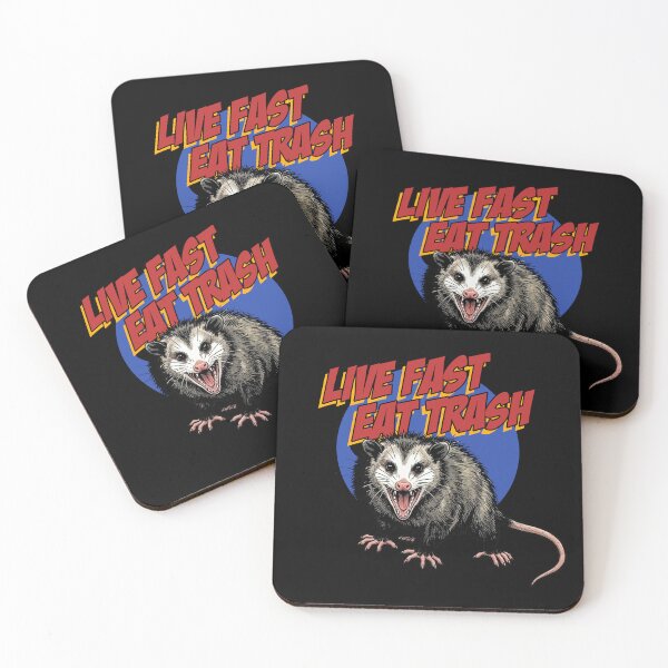 Item preview, Opossum Live Fast Eat Trash designed and sold by Luan Huynh.