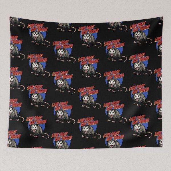 Item preview, Opossum Live Fast Eat Trash designed and sold by Luan Huynh.