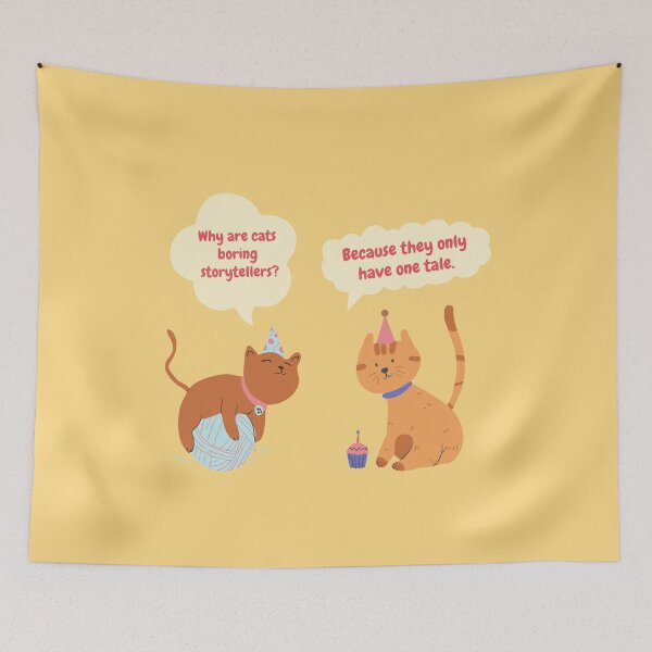 Item preview, Funny Cat Storyteller designed and sold by Artify Shirts.