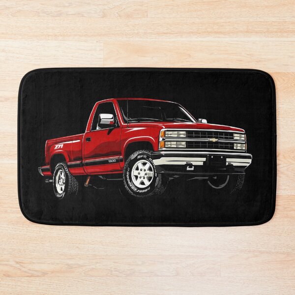 Item preview, 1998 Chevy C1500 Z71 – 90s Red OBS Pickup Truck Illustration designed and sold by Stinky Lincy's Apparel Company.