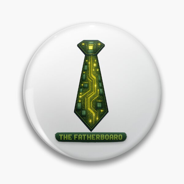 Item preview,  Fatherboard Circuit Tech Hardware Funny IT Dad Joke designed and sold by Retro Mood Co.