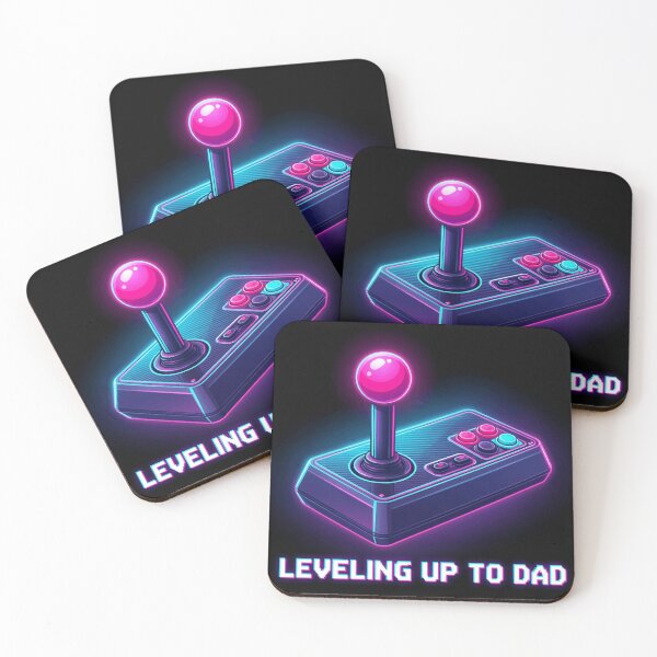 Item preview, Leveling Up To Dad Retro Arcade Controller Gamer designed and sold by Retro Mood Co.