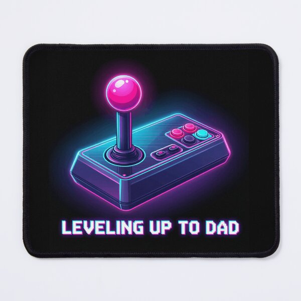 Item preview, Leveling Up To Dad Retro Arcade Controller Gamer designed and sold by Retro Mood Co.