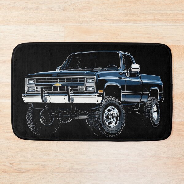 Item preview, 1985 Chevy K10 Silverado – Lifted Square Body 4x4 Truck Illustration designed and sold by Stinky Lincy's Apparel Company.