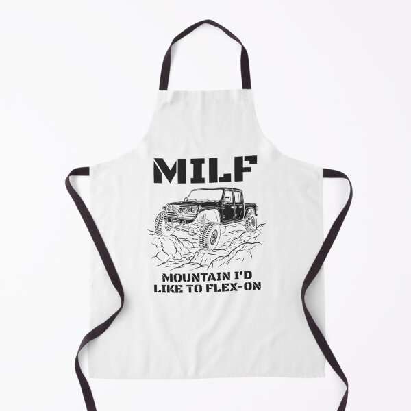 Item preview, Gladiator JT MILF Mountain I’d Like To Flex On Off-Roading Black designed and sold by Off-Road-Zone.