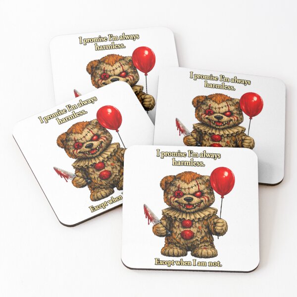 Item preview, always harmless evil Teddy Death Bear Clown  designed and sold by Gunnar Hermansen.