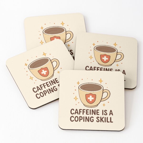 Item preview, Caffeine Is A Coping Skill Funny Medical Professional Gift designed and sold by Dantin.