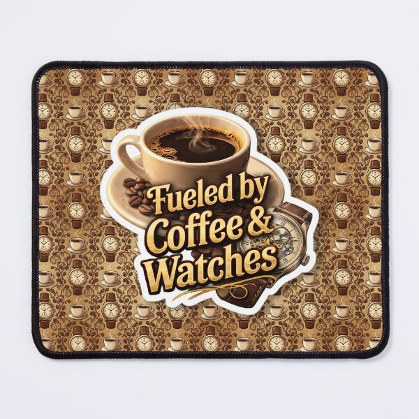 Item preview, Fueled by Coffee & Watches – Mechanical Watch Collector Lifestyle Design designed and sold by WatchesAndMore.