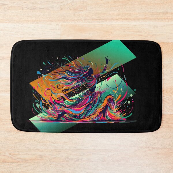 Item preview, Colorful Dancing Woman Abstract Art designed and sold by Szpaku desart .