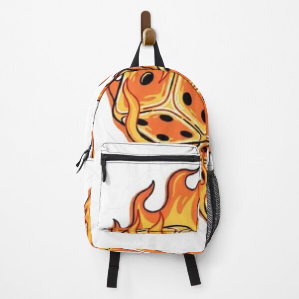 Item preview, Flaming Dice Sticker – Lucky Fire Gaming Design designed and sold by Mojbin.