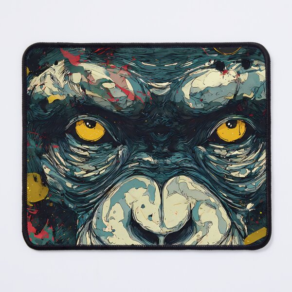Item preview, Monkey Jungle Illustration Aesthetic Landscapes Paint Oil designed and sold by ART ATTACK ZONE.