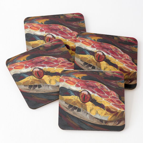 Item preview, Snake Colors Illustration Aesthetic Landscapes Paint Oil designed and sold by ART ATTACK ZONE.