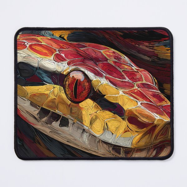 Item preview, Snake Colors Illustration Aesthetic Landscapes Paint Oil designed and sold by ART ATTACK ZONE.
