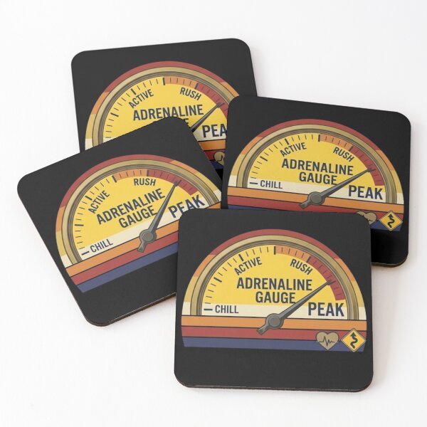 Item preview, Adrenaline Gauge Retro Sunset Graphic designed and sold by axiksa10.