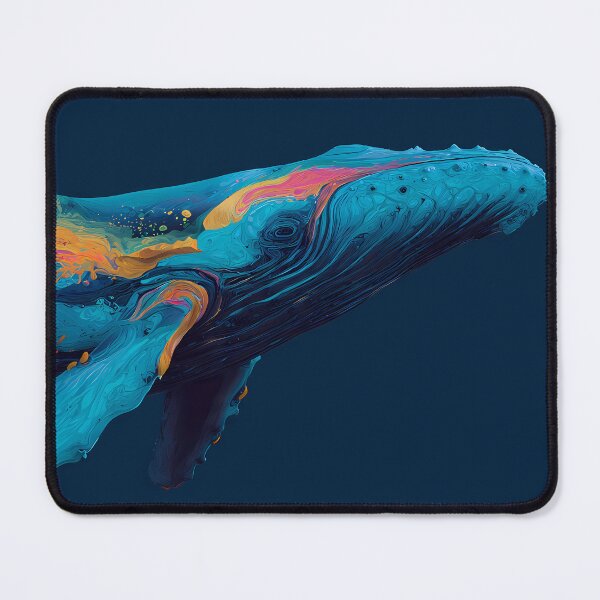 Item preview, Whale Colors Illustration Aesthetic Landscapes Paint Oil designed and sold by ART ATTACK ZONE.