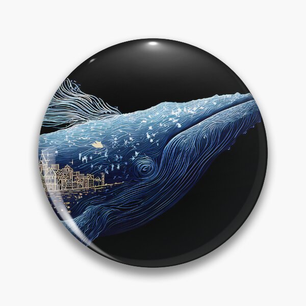 Item preview, Whale Design Colors Illustration Aesthetic Landscapes Paint Oil designed and sold by ART ATTACK ZONE.