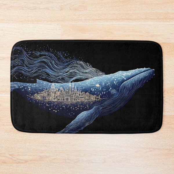 Item preview, Whale Design Colors Illustration Aesthetic Landscapes Paint Oil designed and sold by ART ATTACK ZONE.
