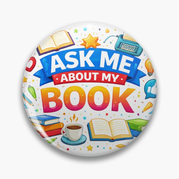 Item preview, Ask me about my book (for authors) designed and sold by Linda La Guardia.
