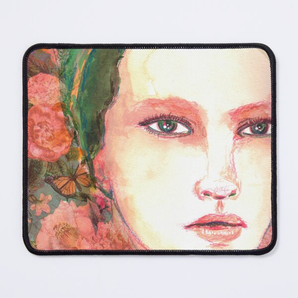 Item preview, Vintage Garden - Mixed Media Floral Portrait designed and sold by Kerravan.