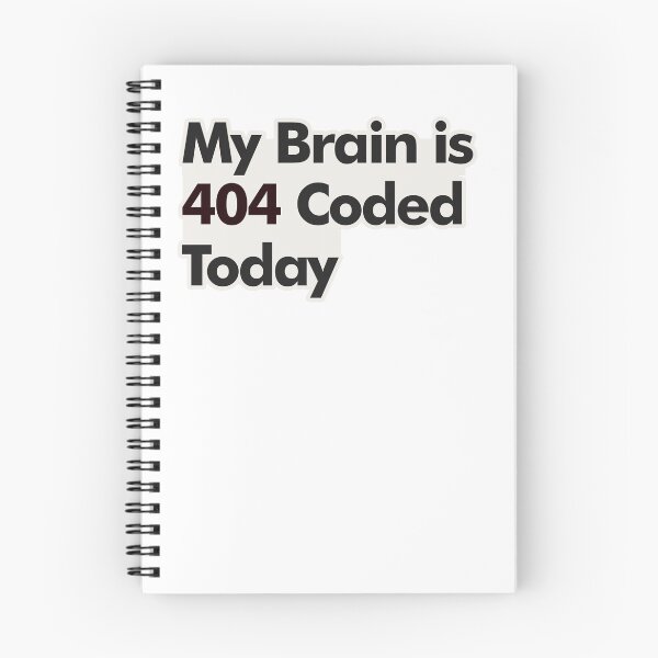 Item preview, My Brain is 404 Coded Today Sticker designed and sold by aivibesfunny.