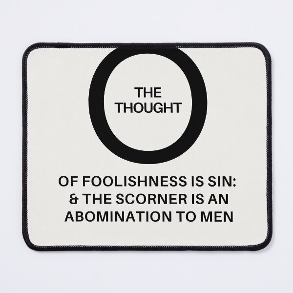 Item preview, Proverbs 24:9 designed and sold by Undonemadenew.