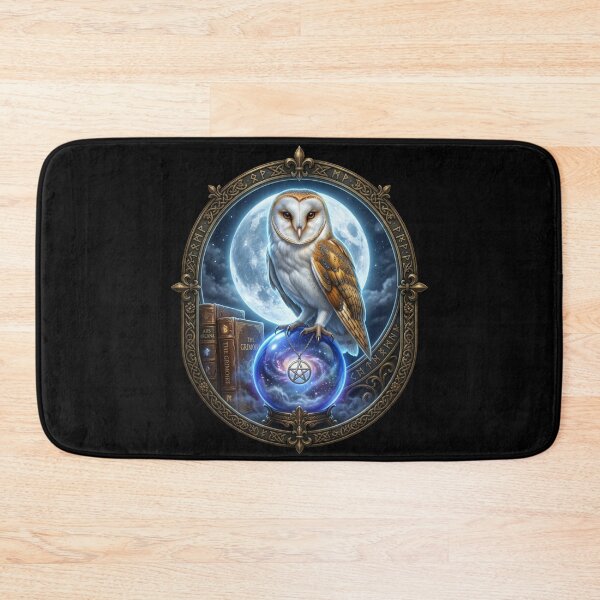 Item preview, Mystical Barn Owl Crystal Ball — Witchy Gothic Fantasy Gift designed and sold by Zippy Creation.