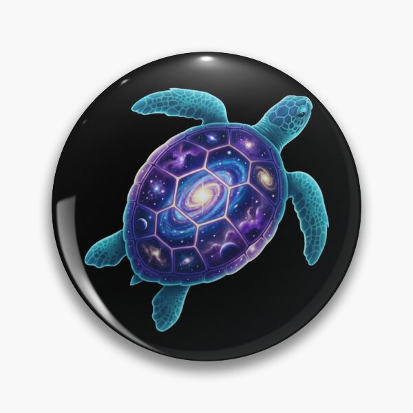 Item preview, Cosmic Sea Turtle Galaxy Nebula Space Art designed and sold by MoonSoul Studio.