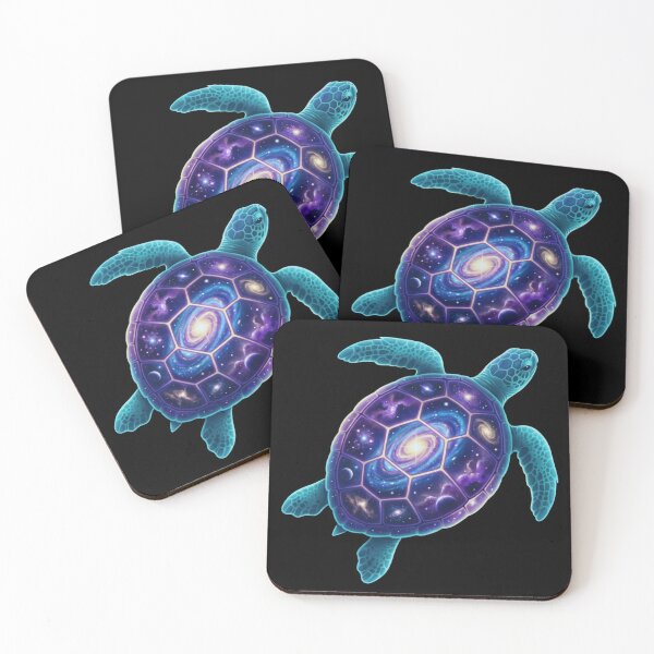 Item preview, Cosmic Sea Turtle Galaxy Nebula Space Art designed and sold by MoonSoul Studio.