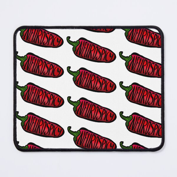 Item preview, Neurospicy hot pepper / neurodivergent positive words designed and sold by Fun Art by J & G.