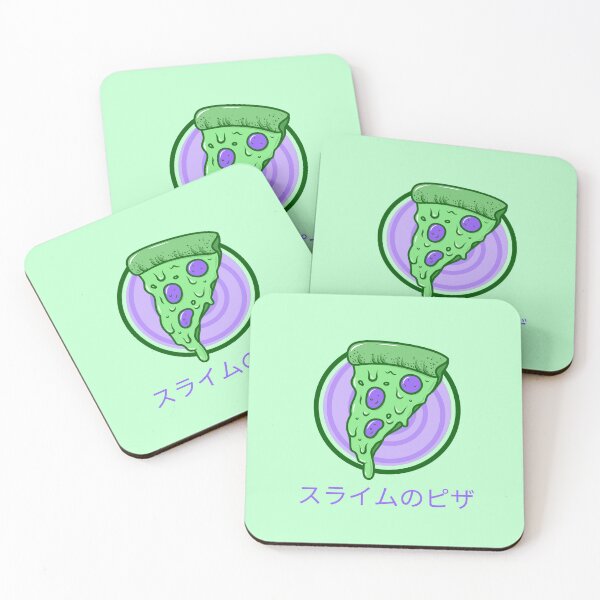 Item preview, Slime Pizza Japanese Version designed and sold by DJCartoonDesigns.