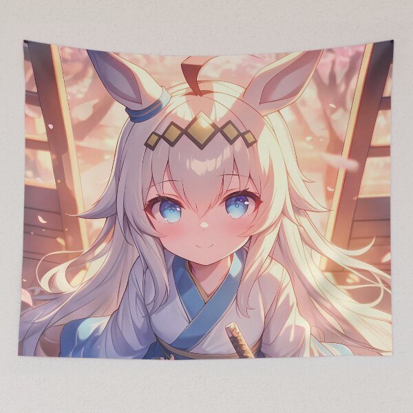 Item preview, Oguri Cap Uma Musume Chibi Shrine Spring designed and sold by TanglenRabbit.