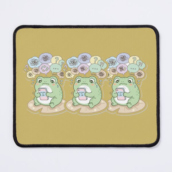 Item preview, I Was Fine Until “Let’s Talk” – Introvert Anxiety Frog designed and sold by Quiet Mode Studio.