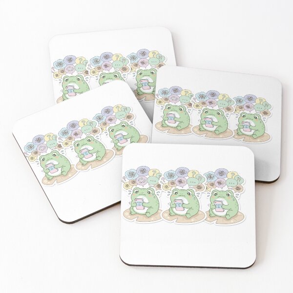 Item preview, I Was Fine Until “Let’s Talk” – Introvert Anxiety Frog designed and sold by Quiet Mode Studio.