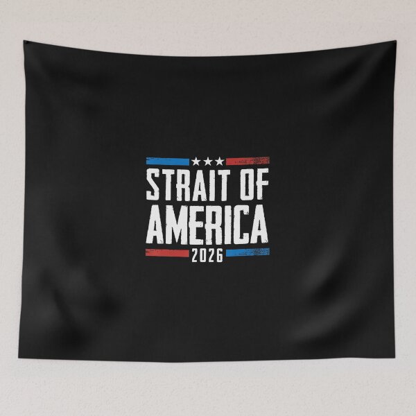 Item preview, Strait Of America Flag designed and sold by Thestackingfig.
