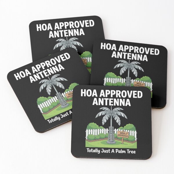 Item preview, HOA Approved Antenna — Ham Radio Humor designed and sold by Ham Radio Launchpad.