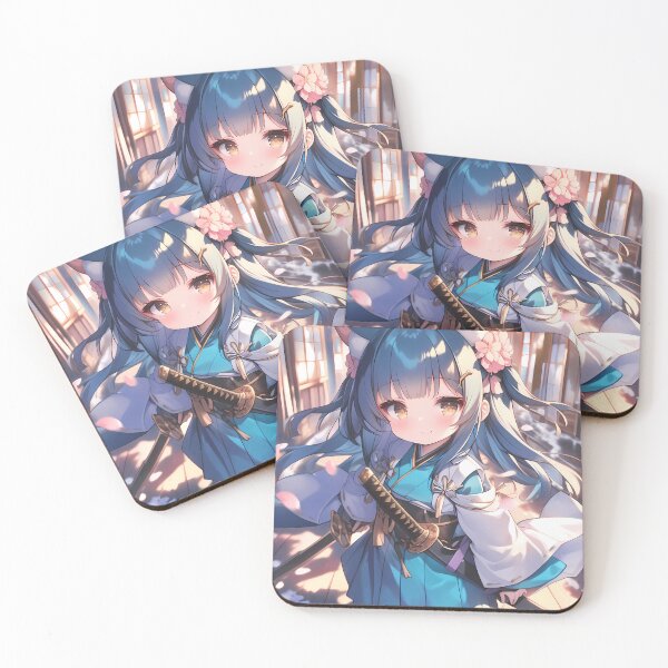 Item preview, Takao Azur Lane Blue Kimono Lantern Night designed and sold by TanglenRabbit.