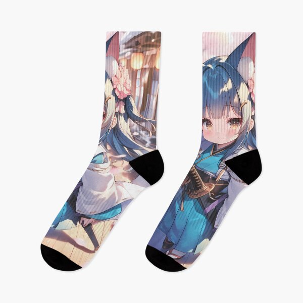 Item preview, Takao Azur Lane Blue Kimono Lantern Night designed and sold by TanglenRabbit.